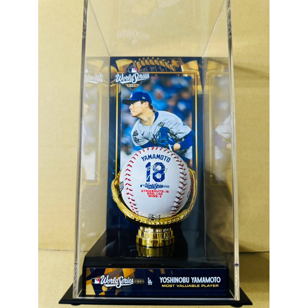 Rawlings x 山本由伸2025 世界大賽MVP 紀念球（全球獨家版本，不含球座