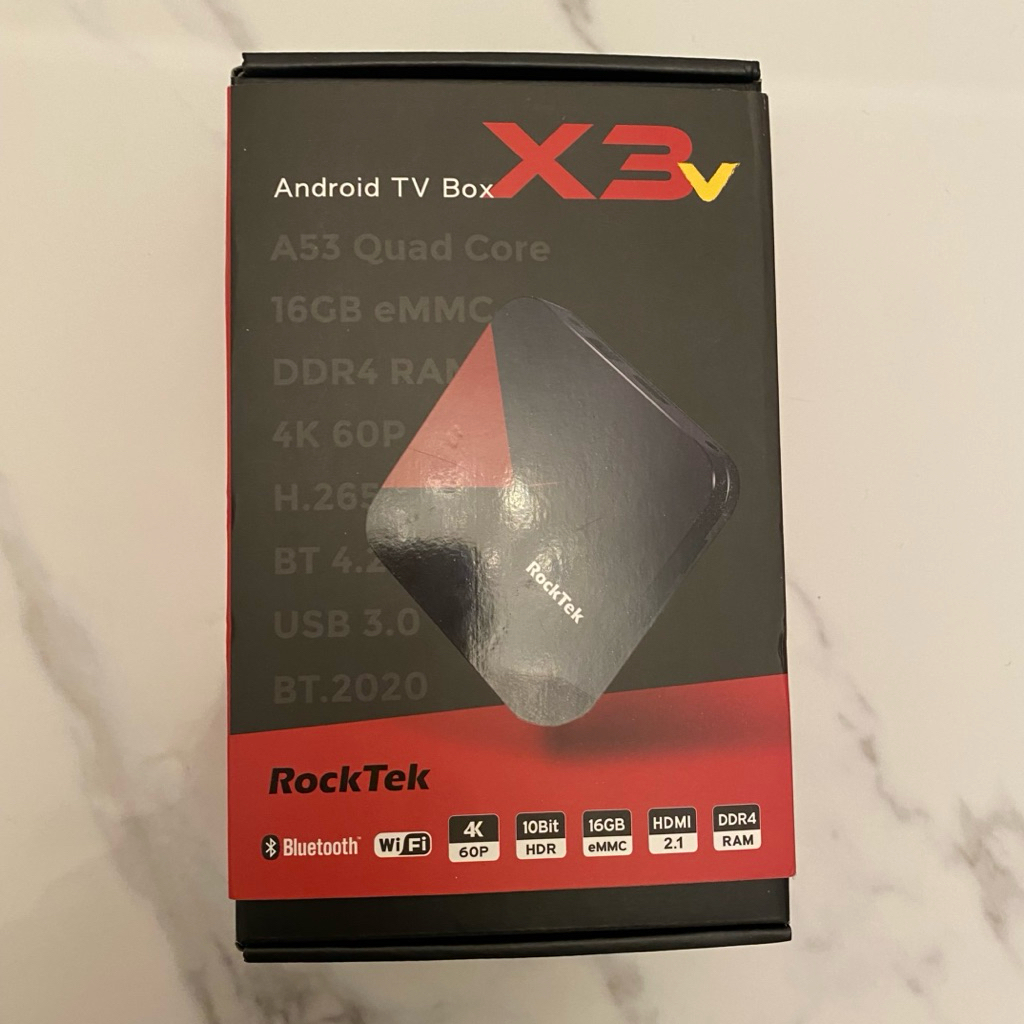 RockTek Android TV Box X3v 雷爵科技 電視盒 | 蝦皮購物