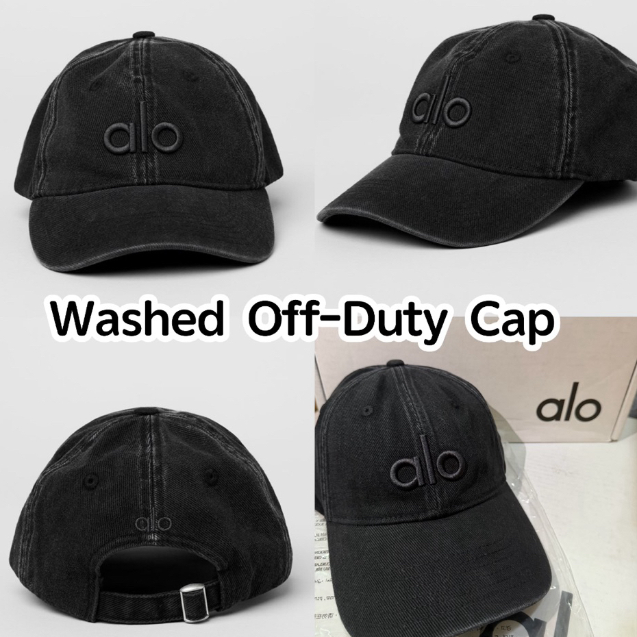 水洗黑現貨】Alo帽子washed off-duty cap水洗老帽水洗黑美國代購| 蝦皮購物