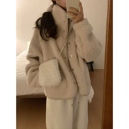 🇰🇷Jan07/ 季末⛄️泰迪熊熊毛毛外套🐻