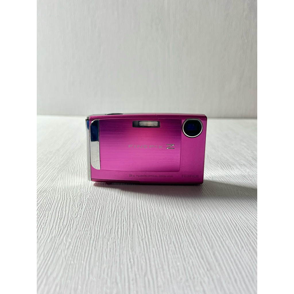 Fujifilm FinePix Z10fd復古CCD卡片滑蓋卡片機桃紅| 蝦皮購物