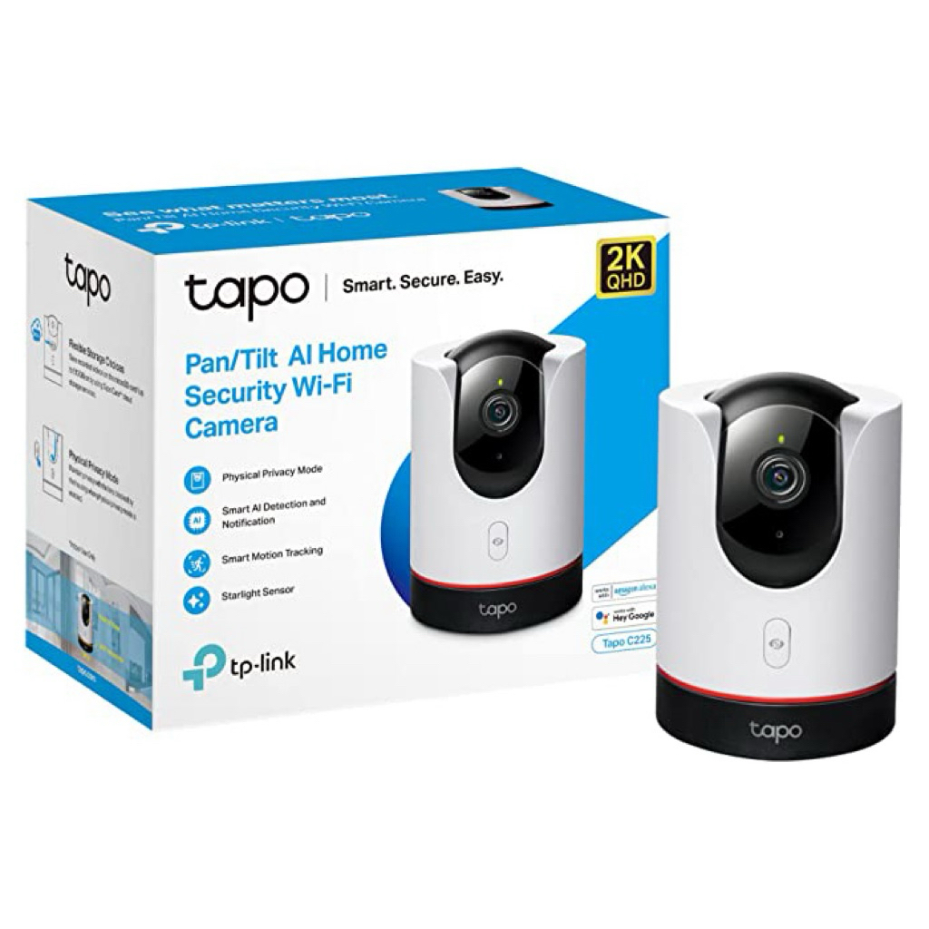 【全新現貨】TP-Link Tapo C225 2K QHD 400萬 WiFi監視器 旋轉攝影機 | 蝦皮購物