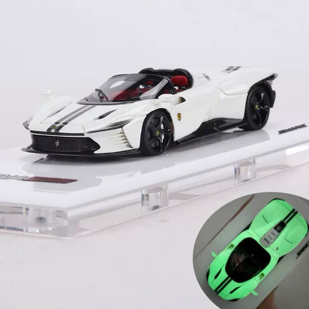SUHE 1:64 Ferrari Daytona SP3 夜光白樹酯| 蝦皮購物