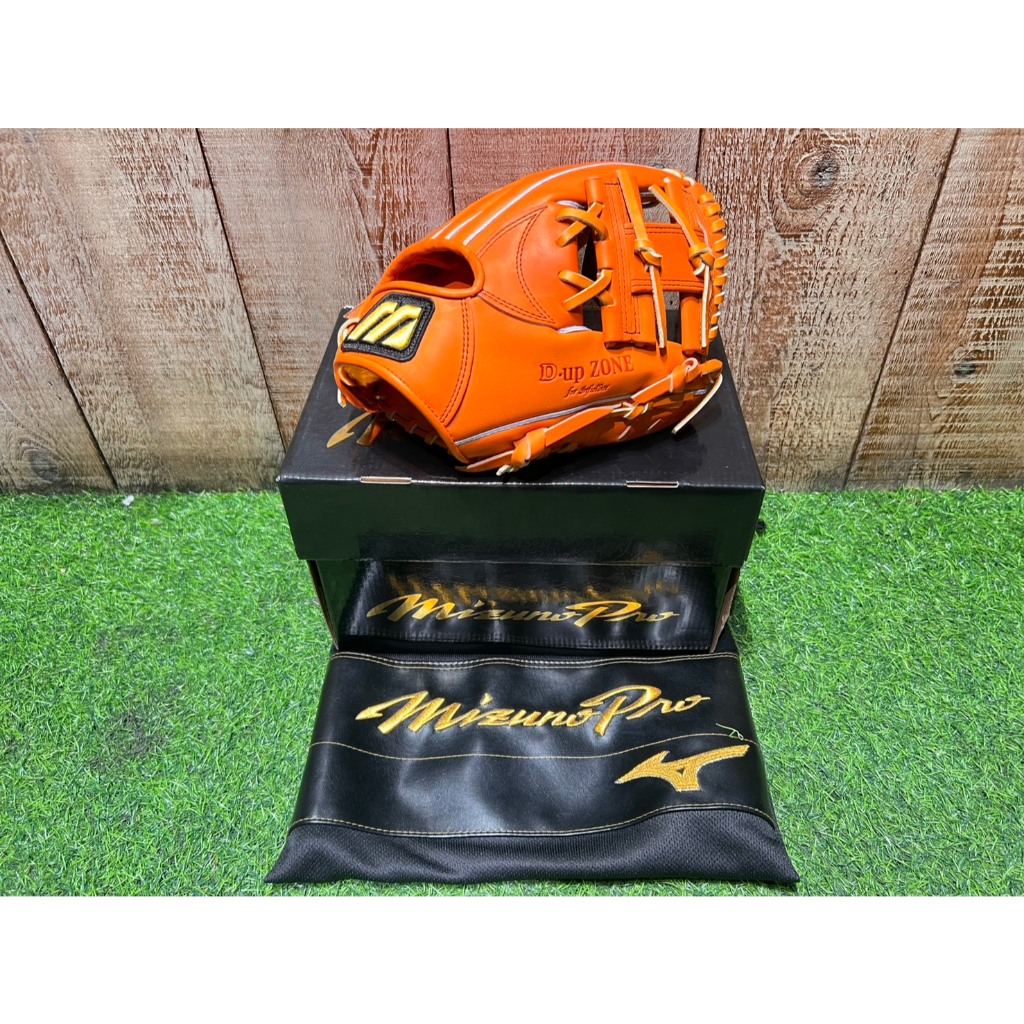 棒球魂日本製MIZUNO PRO 大M金標D-up ZONE MP-10 硬式內野手套| 蝦皮購物