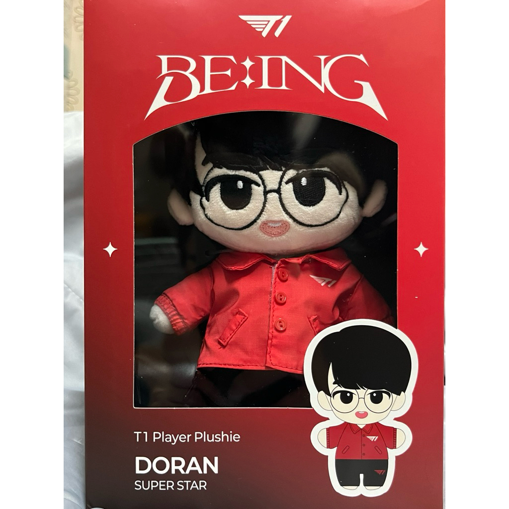 現貨全新T1 2025 Doran Oner Faker Gumayusi Keria 20公分人形娃娃公仔