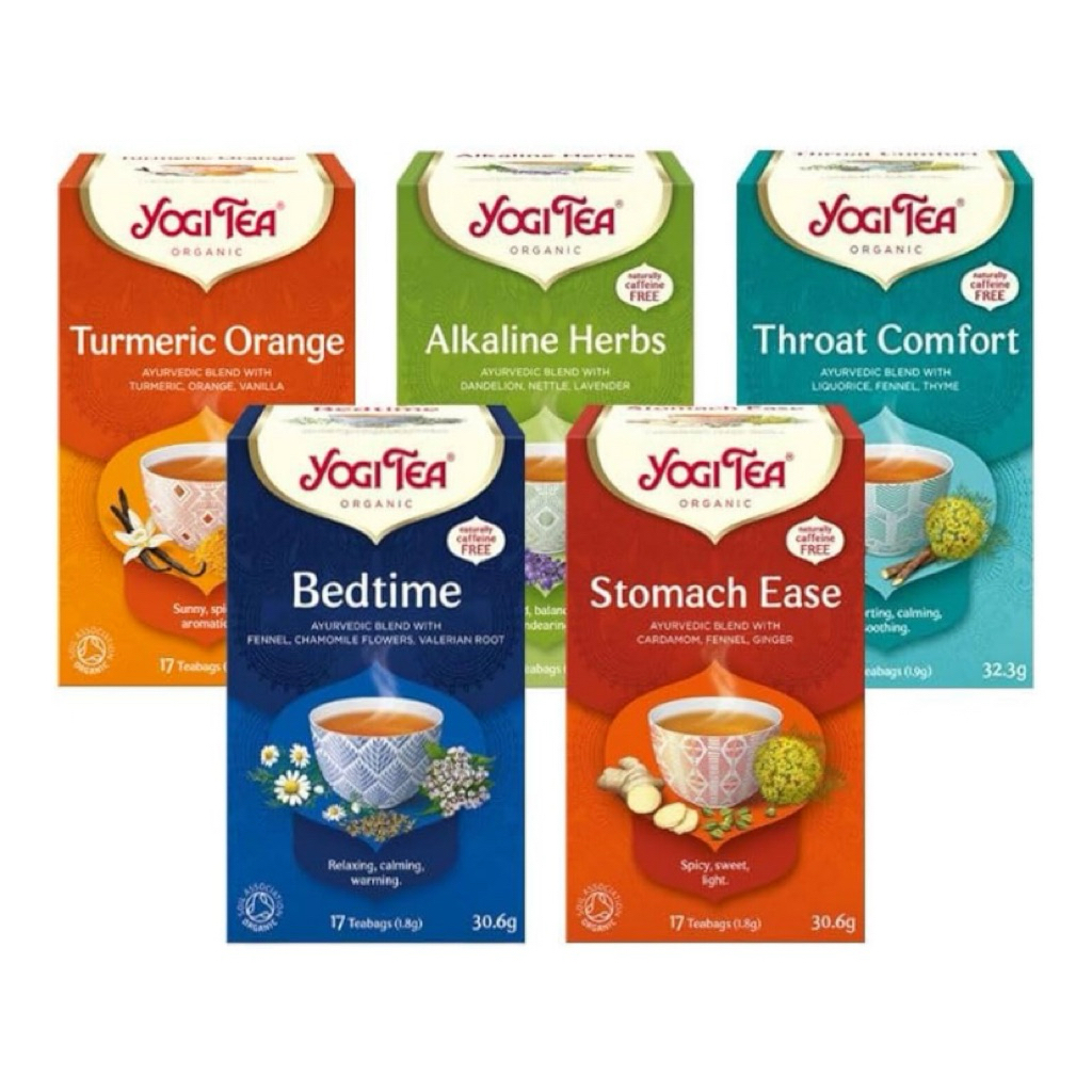 英國Yogi Tea 瑜珈茶】獨立茶包17入盒裝 x現貨｜ ️英國空運｜晚安茶、花草茶、洋甘菊、印度奶茶、冥想茶 | 蝦皮購物