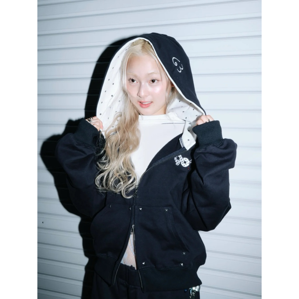 9090 90 Logo Dot Zip Hoodie | 蝦皮購物