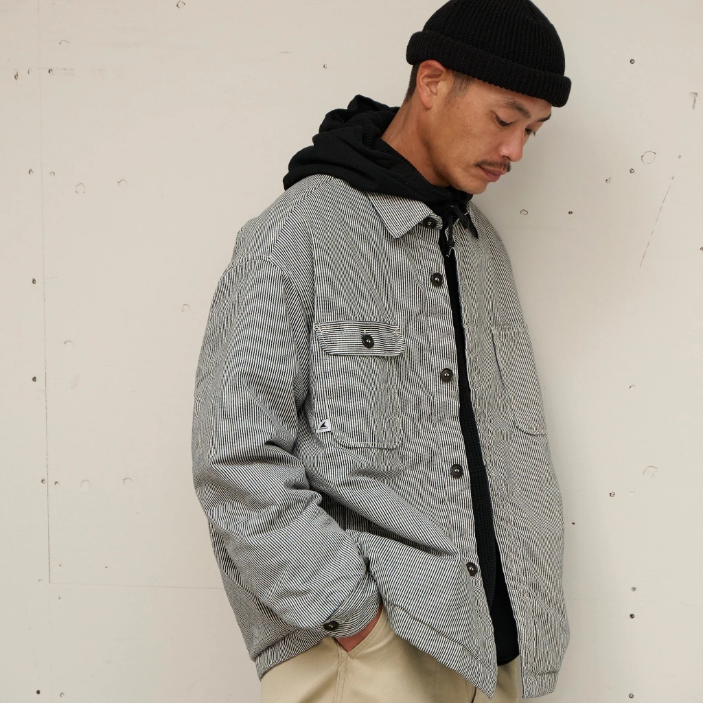 日貨代購CITY】2025AW DESCENDANT CRA90 HICKORY STRIPE JACKET 外套