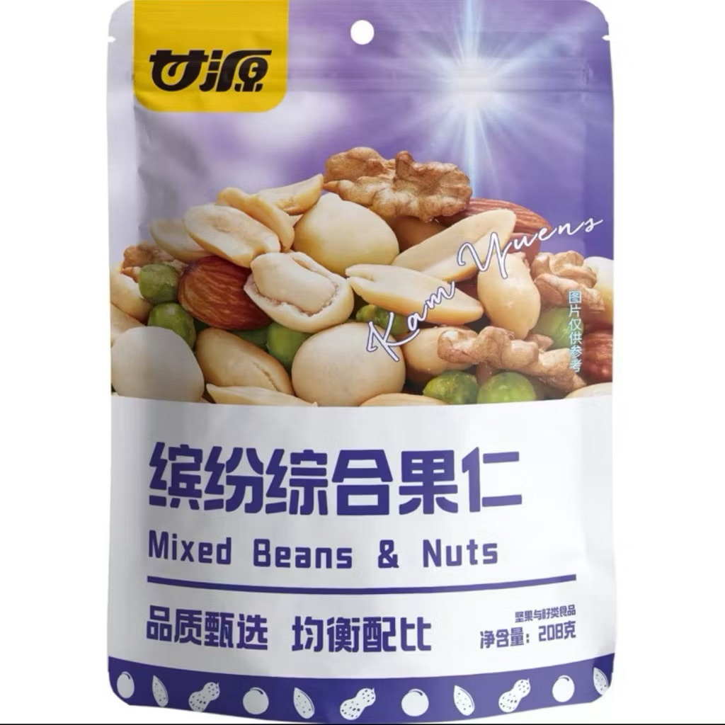 甘源果仁 豆果 蝦條 208g/包 | 蝦皮購物