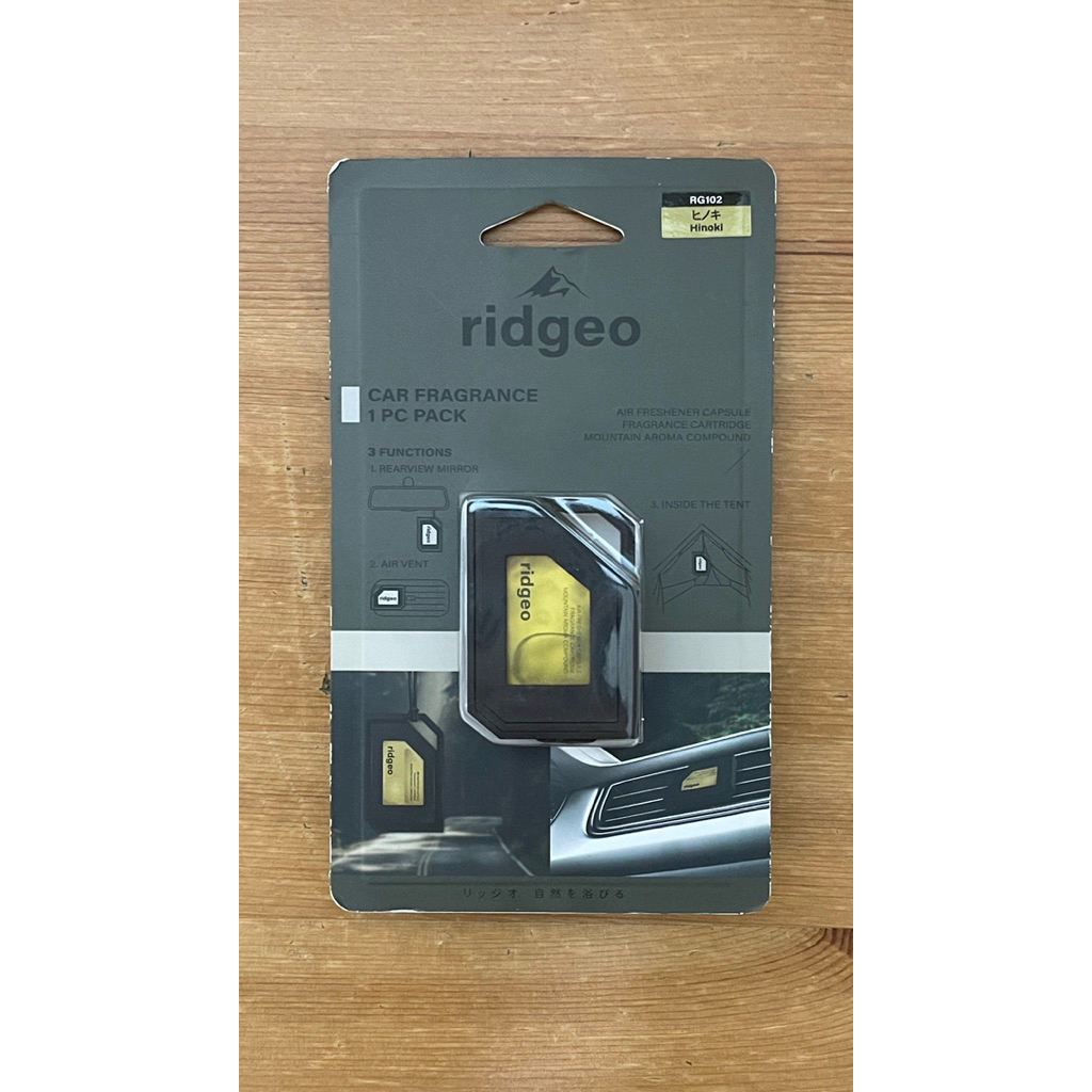 全新 未拆封 Ridgeo 曠野之護系列薄膜式香氛 扁柏 | 蝦皮購物