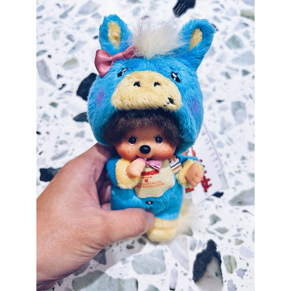 現貨在台】Monchhichi X GOEMON聯名款日本福岡湯布院限定娃娃掛件吊飾