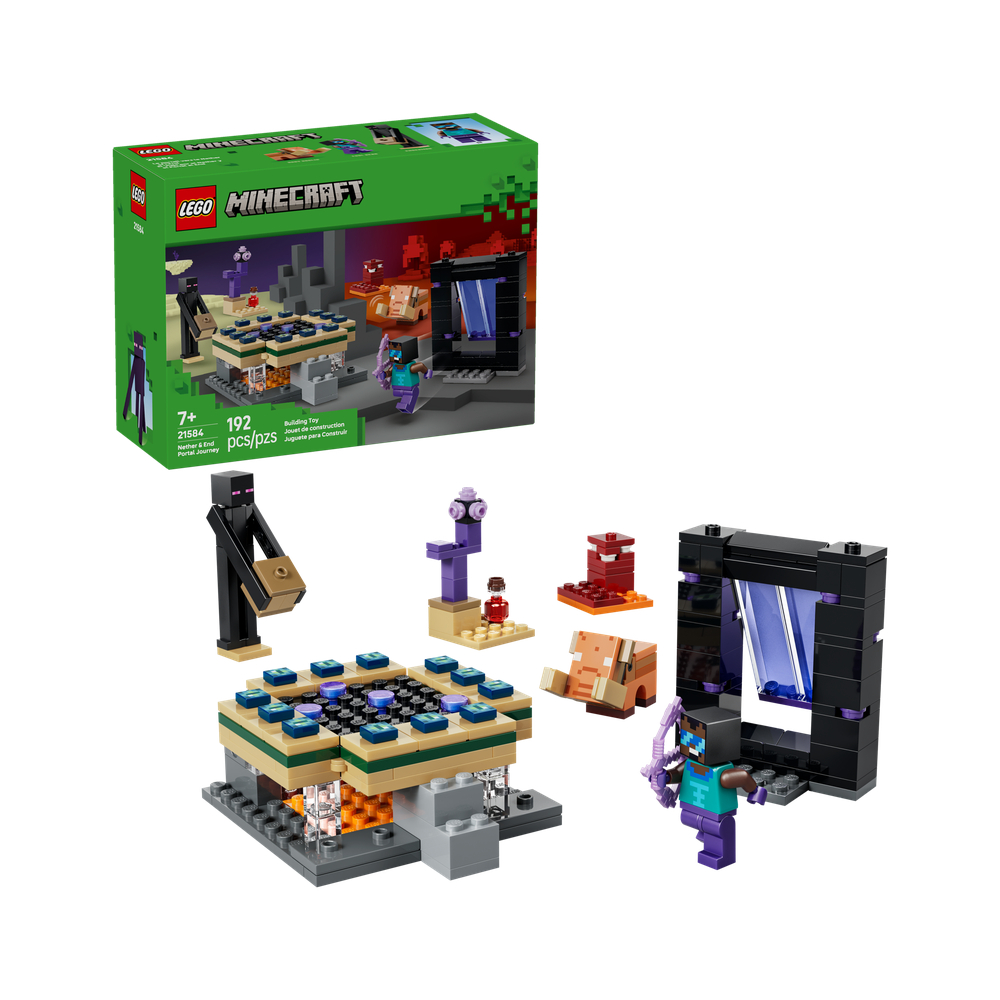 【積木樂園】樂高 LEGO 21584 Minecraft 創世神 -地獄和終界傳送門之旅 | 蝦皮購物