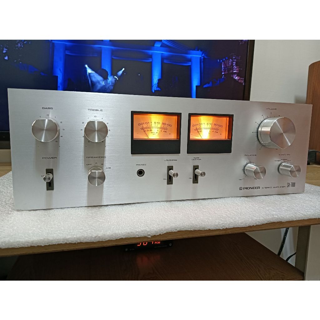 PIONEER SA-7600 先鋒古典雙錶擴大機日本製功能正常極新美品| 蝦皮購物