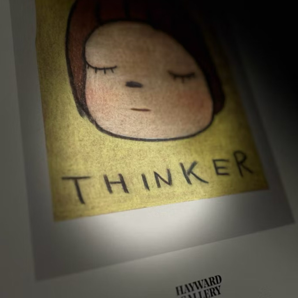 奈良美智增值收藏藝術微噴版畫展期限定小小沈思家Little Thinker mini