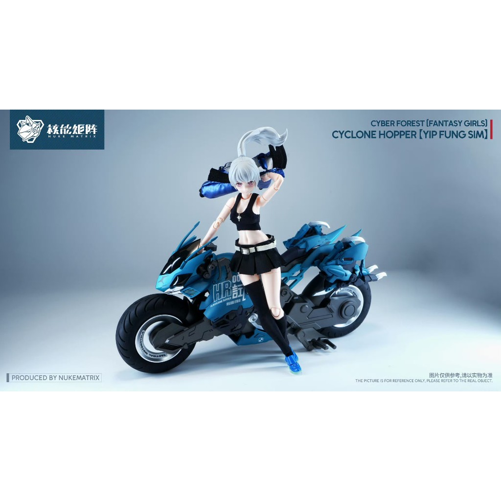 核能矩陣賽博森林颶風飛蝗葉風嬋機娘組裝模型公仔模型FF0120 可動人偶Q