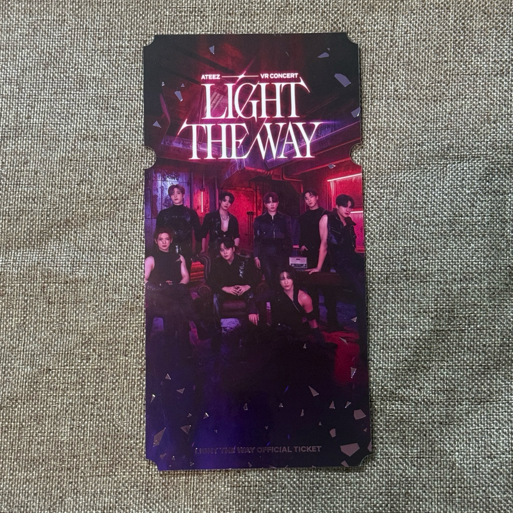 ATEEZ VR CONCERT：LIGHT THE WAY 電影特典小卡| 蝦皮購物