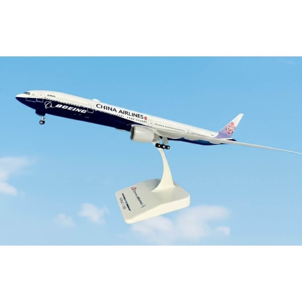 小花航空站】全新中華航空華航B777-300ER 1:200 波音777 大藍鯨彩繪機