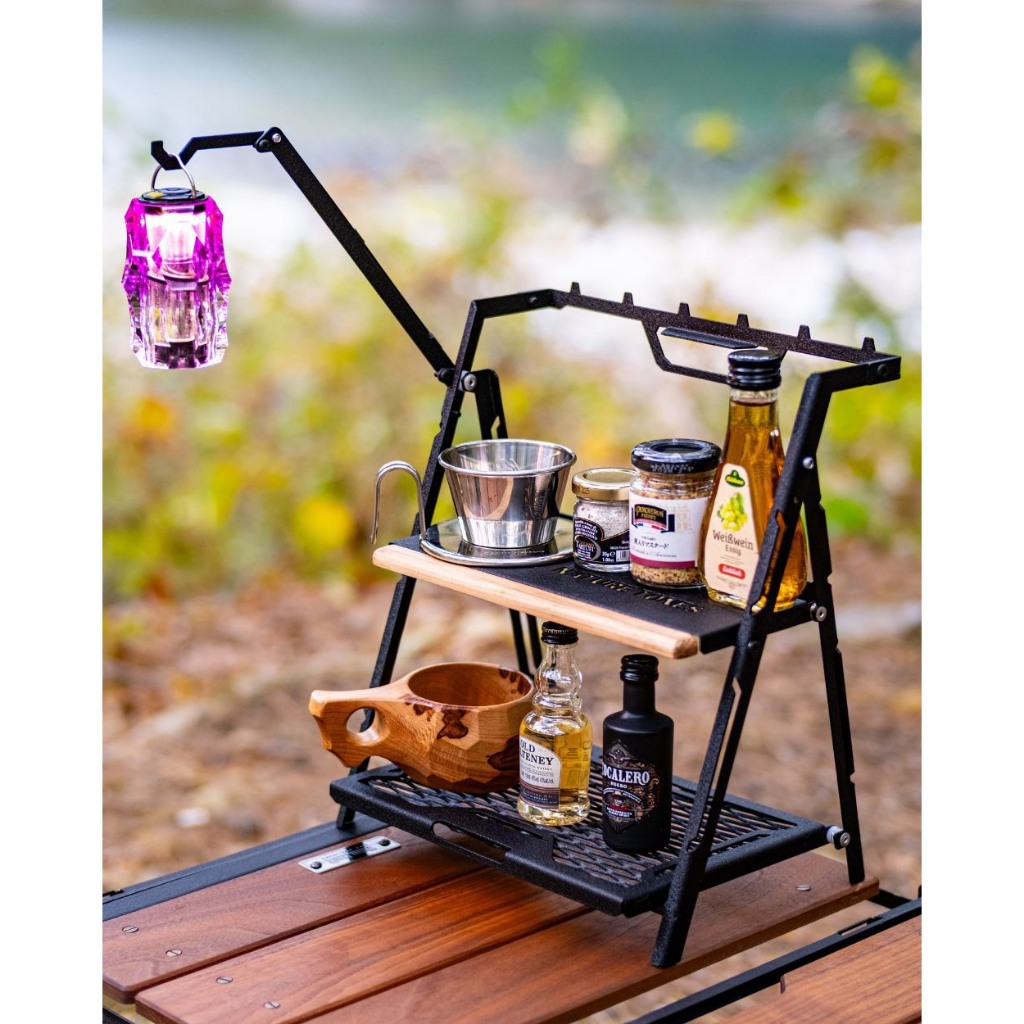 CampingBar】日本NATURE TONES THE QUATTUOR STAND咖啡層架/雙層架