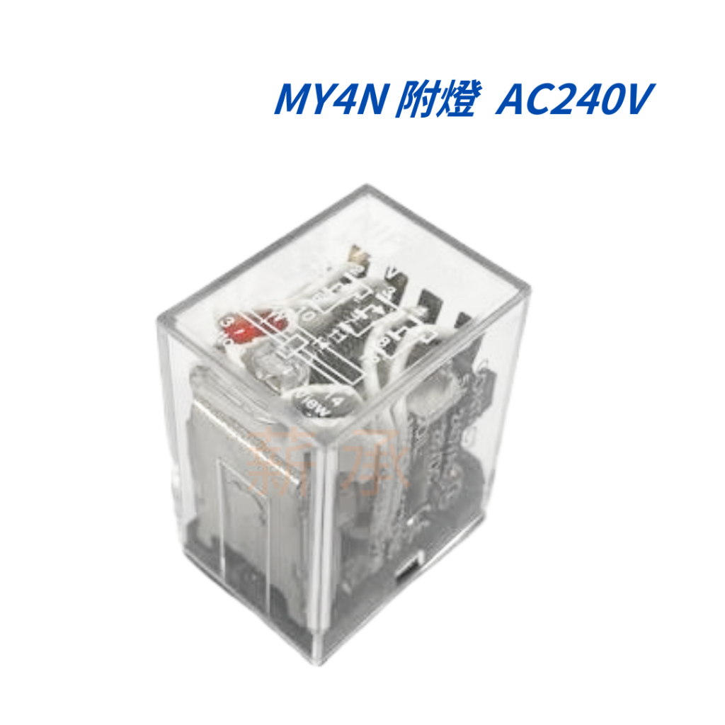現貨 NIPPON 繼電器 MY4N 附燈 14腳 AC240V 優惠 | 蝦皮購物