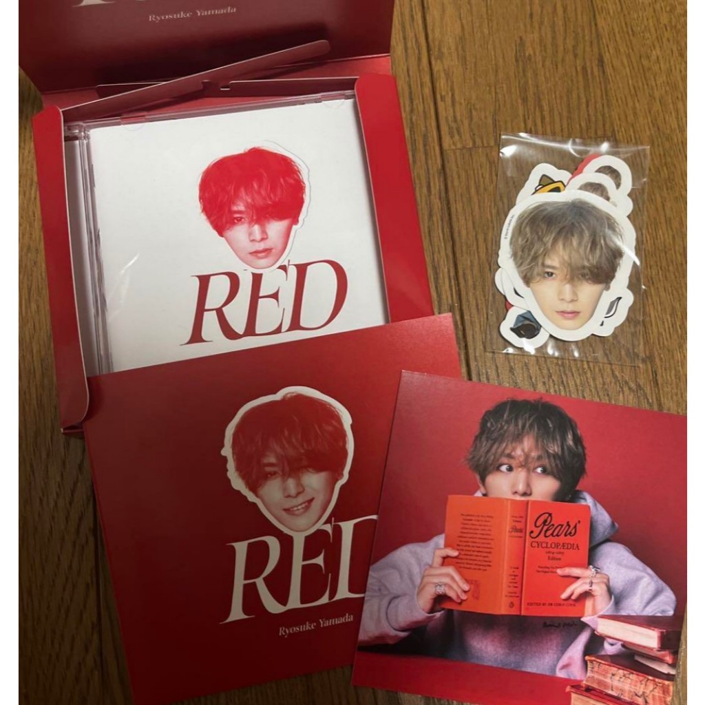 現貨山田涼介RED FC限定專輯(附特典)Deep RED盤/演唱會日劇電影伊野尾