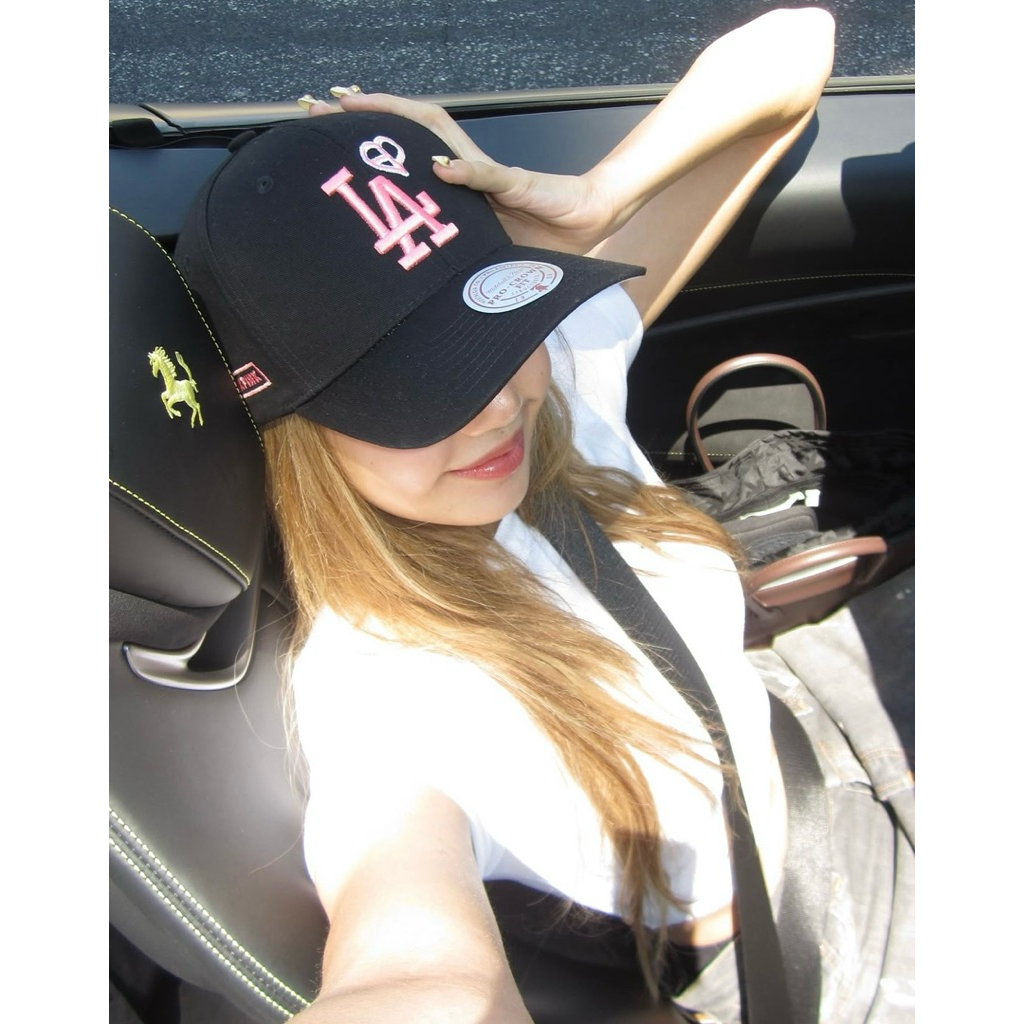 現貨！Black Pink x M&N x MLB 洛杉磯道奇LA 聯名紀念帽Lisa OHTANI