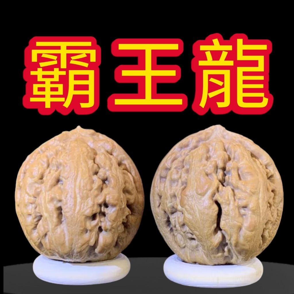 期間限定1000円割引新入荷❤️No.622❤️文玩くるみ（文玩核桃） 霸王龙 文玩核桃霸王龍大粗棱37,38尺無修#397 | 蝦皮購物