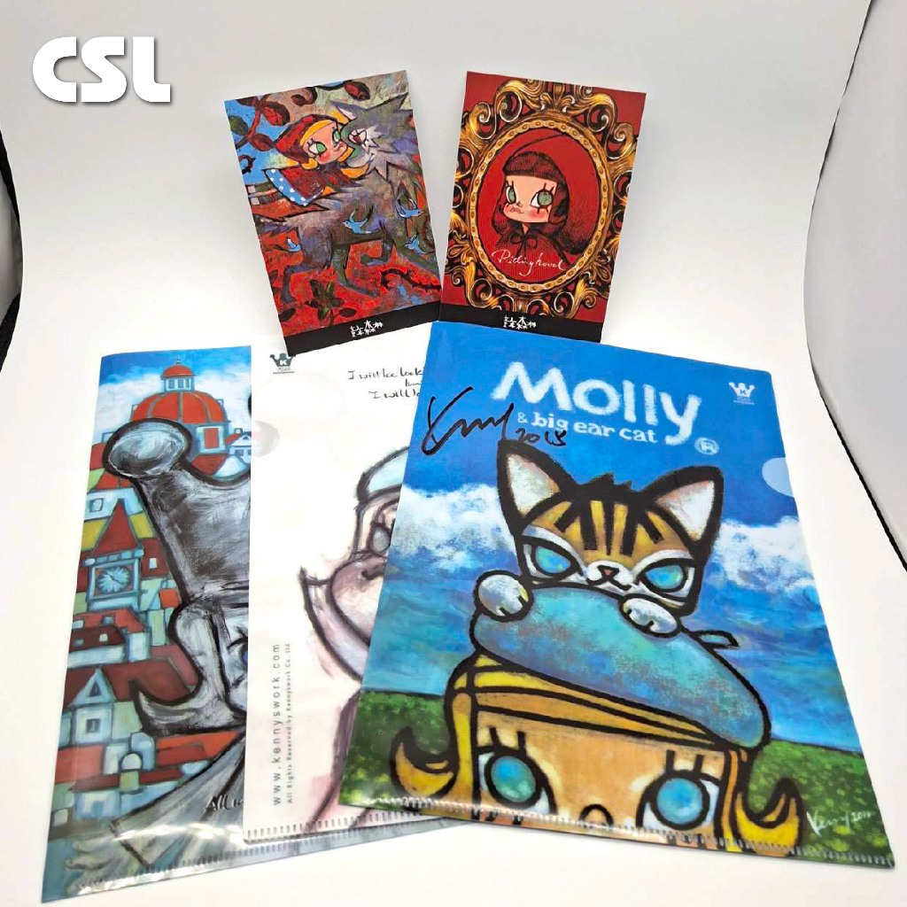 【絕版珍藏/免運】童年森林系列 MOLLY L夾(3入組)｜泡泡瑪特 POP MART KENNY 親筆簽名 限量收藏 | 蝦皮購物