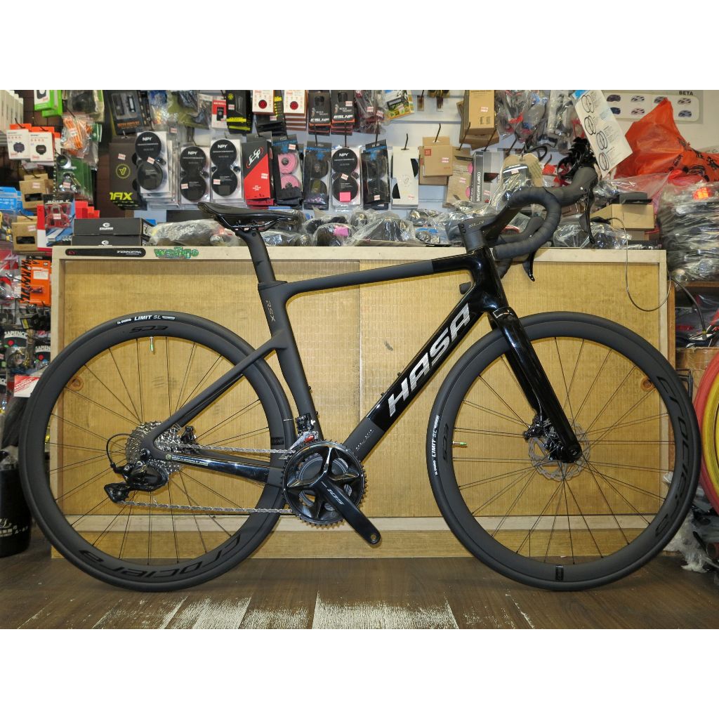 【冠鑫自行車】新上市 HASA RSX SHIMANO R7120 105 24速 油壓碟煞 碳纖維 一體把公路車 高雄 | 蝦皮購物