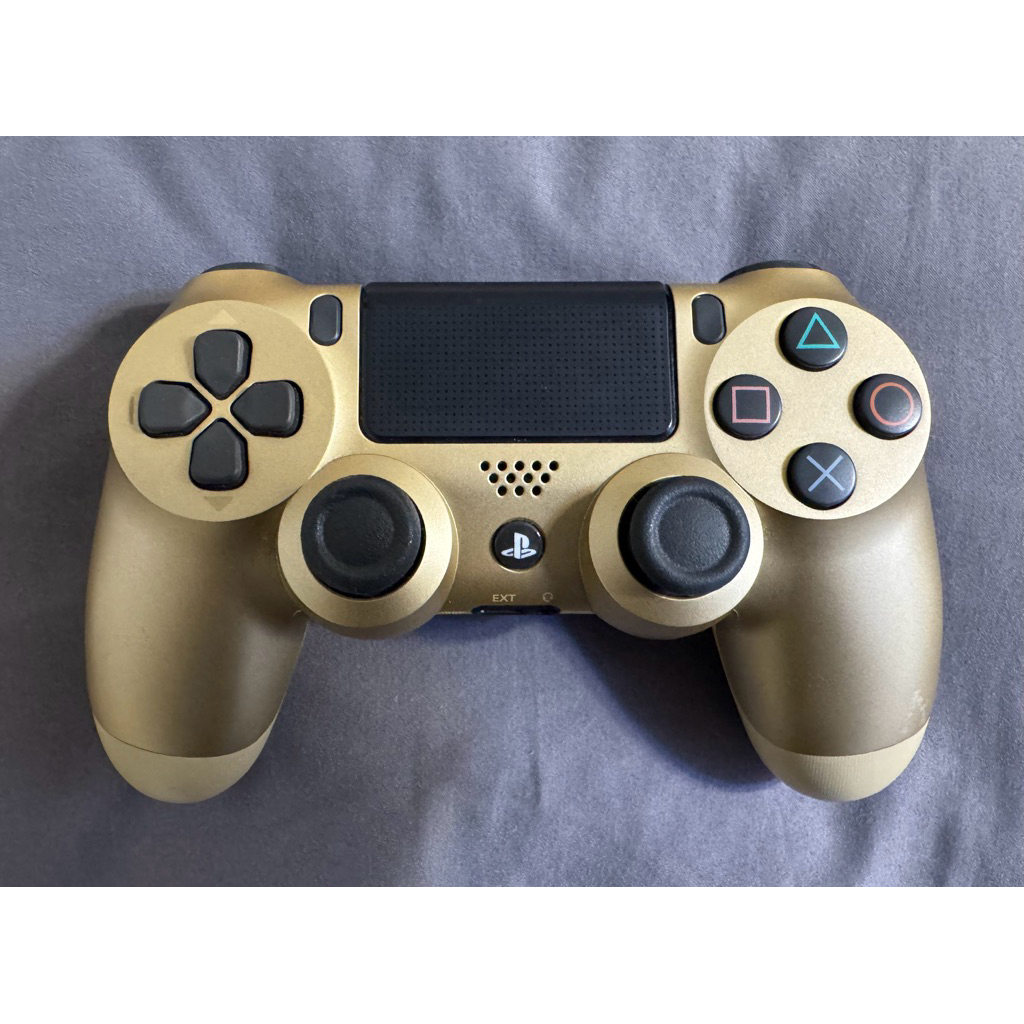 PS4 原廠 DS4 光條觸碰板 無線震動手把 二代 金色 CUH-ZCT2G | 蝦皮購物