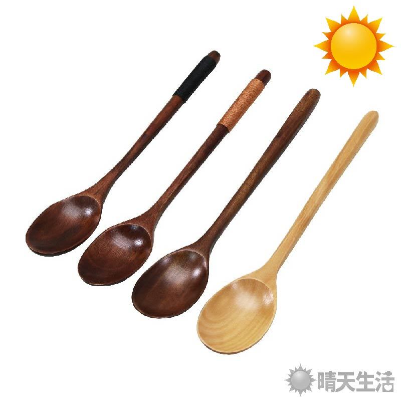 木製日韓式湯匙 4款可選 湯勺 勺子 湯匙【晴天】旅行生活 | 蝦皮購物