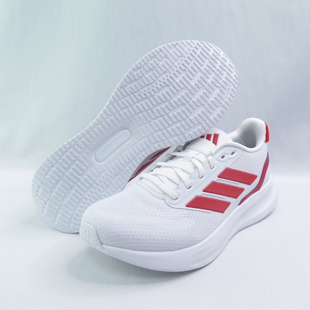 ADIDAS JR5518 RUNFALCON 5 男慢跑鞋 白x紅 | 蝦皮購物