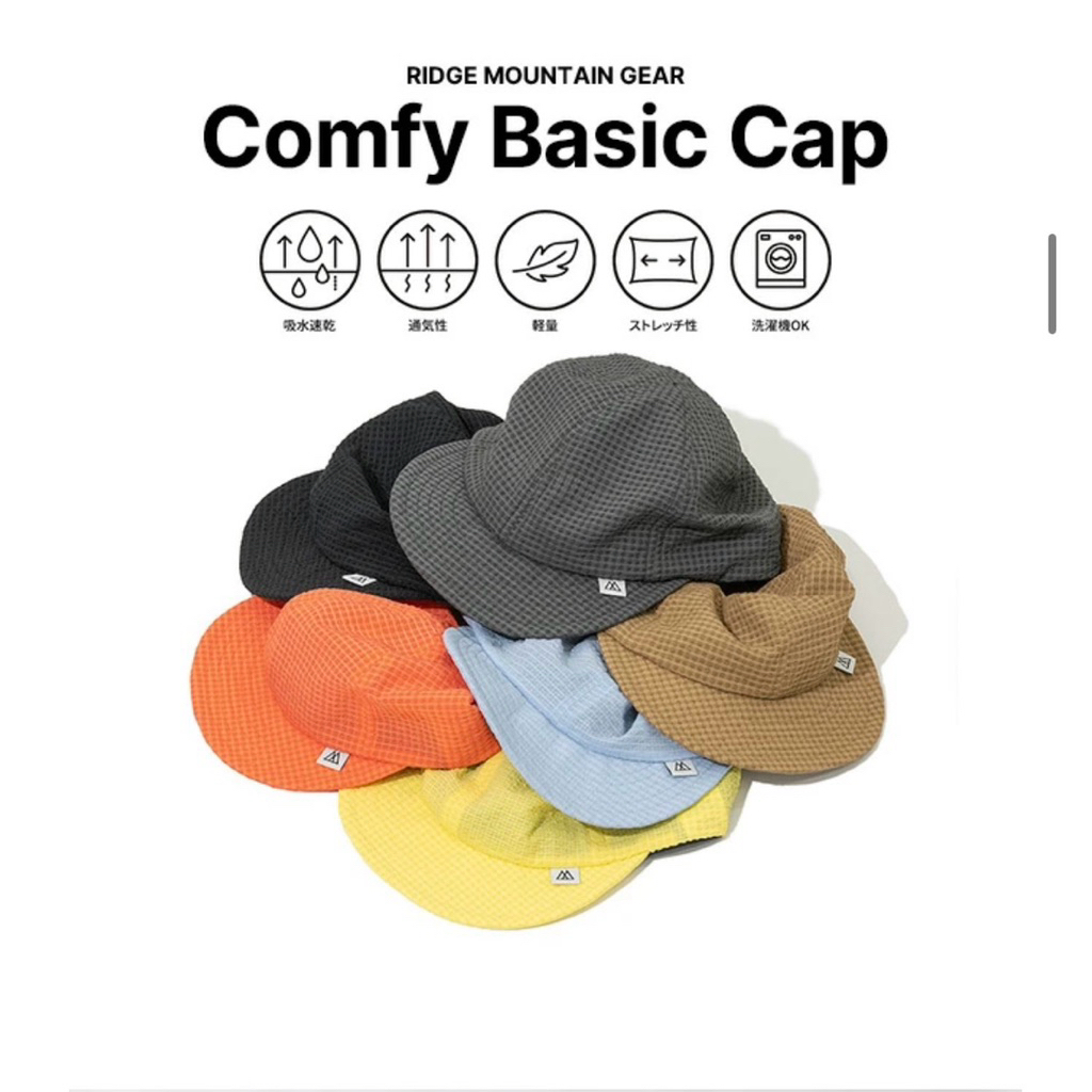 日本代購COMFY RIDGE MOUNTAIN GEAR Basic Cap 戶外 帽子 休閒帽 格子 山系 | 蝦皮購物