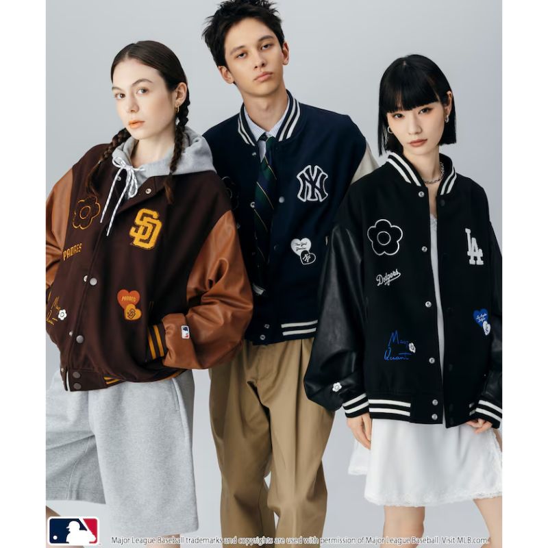 CT Select🌟免運】🇯🇵PUBLUX × MARY QUANT × MLB 刺繡棒球外套｜日本