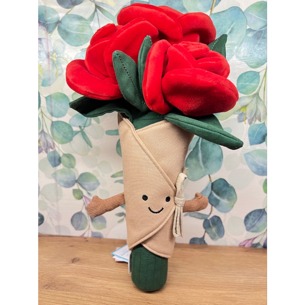 Amuseables Rose Bouquet 玫瑰花束【台灣現貨】♔英國Jellycat
