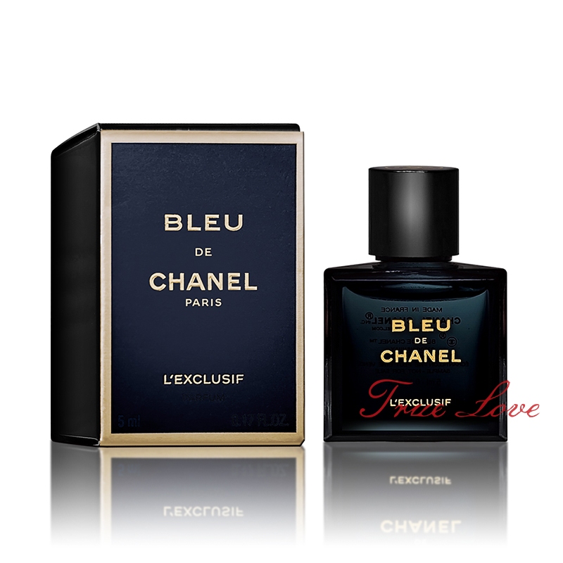 男性用）BLEU DE CHANEL L'EXCLUSIF 香水 CHANEL 香奈兒Bleu De Chanel L'Exclusif 藍色男性淬煉香精5ML 沾式小