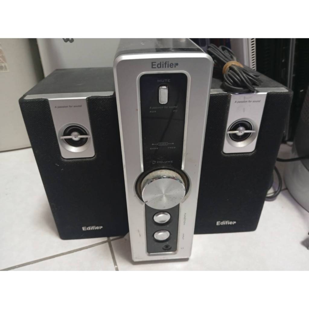 外觀新 網拍唯一 沉穩低音 清澈人聲高音 漫步者edifier C2 高音質2.1聲道 電腦喇叭中控台百搭 | 蝦皮購物