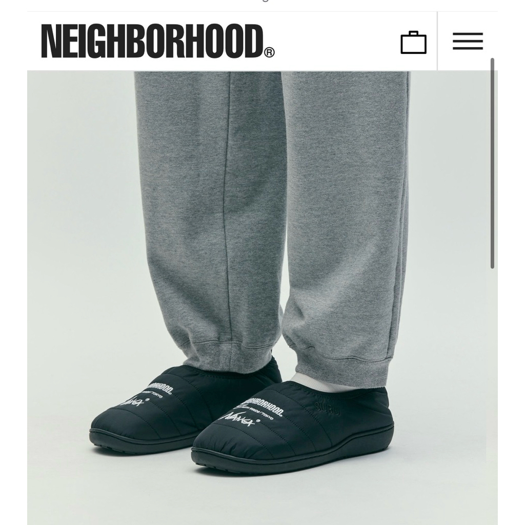 NEIGHBORHOOD NH X NANGA X SUBU . VAMP代購拖鞋潮流正品居家聯名款