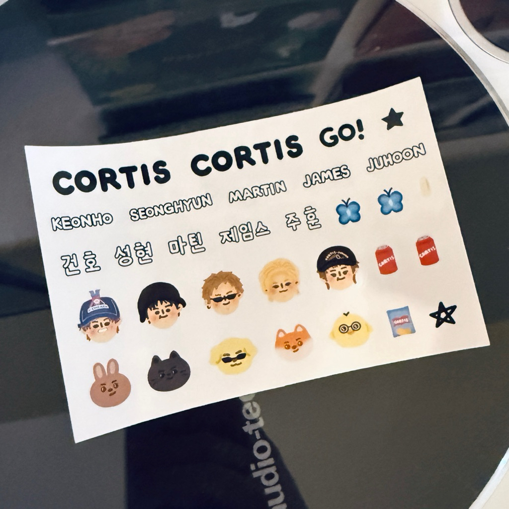 [貼紙客製化 貼紙 銅板貼紙 追星 似顏繪 手繪] | 蝦皮購物
