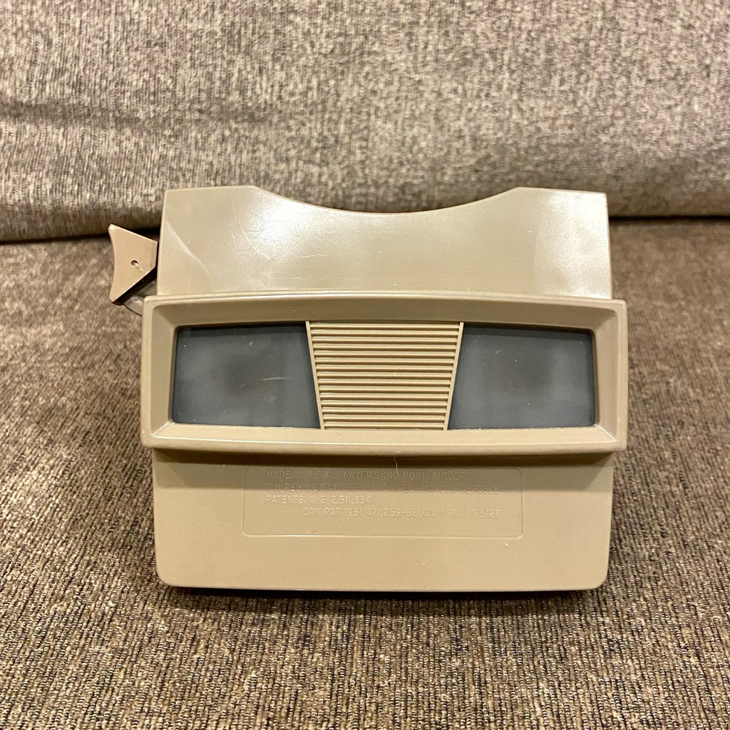 OCASO】幻燈機View-Master 幻燈片3D立體Sawyer GAF 觀片器附三片幻燈片