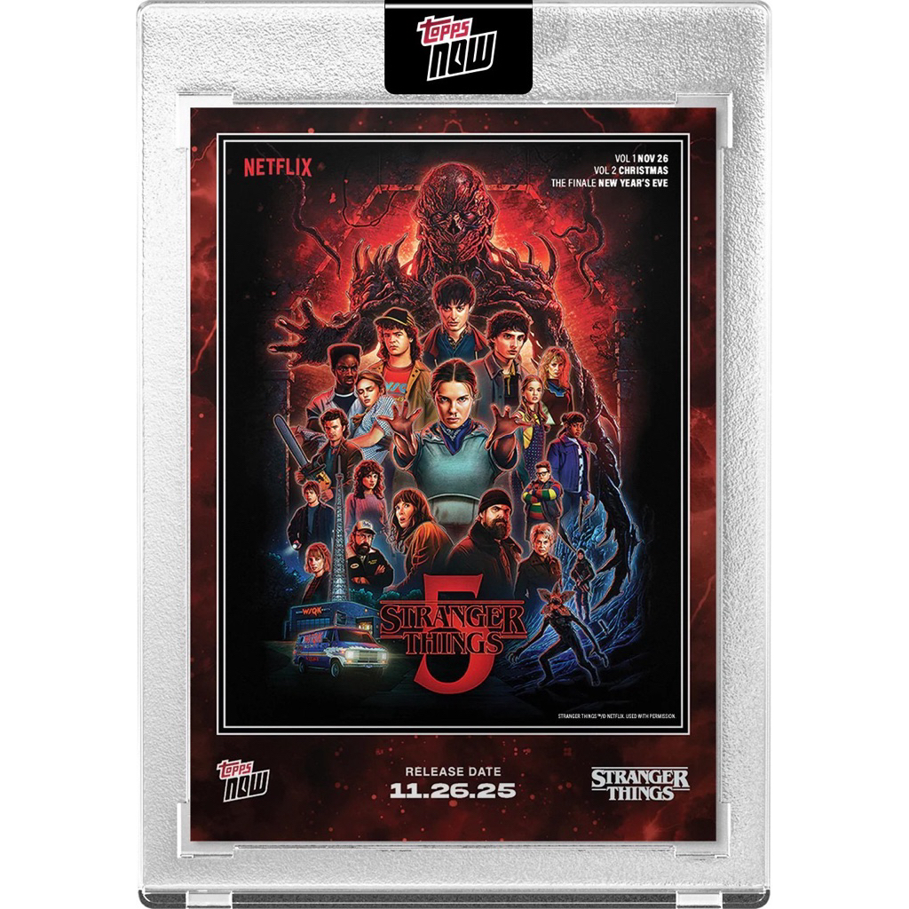 現貨》2025 Stranger Things Topps NOW® Card STRA 怪奇物語第五季