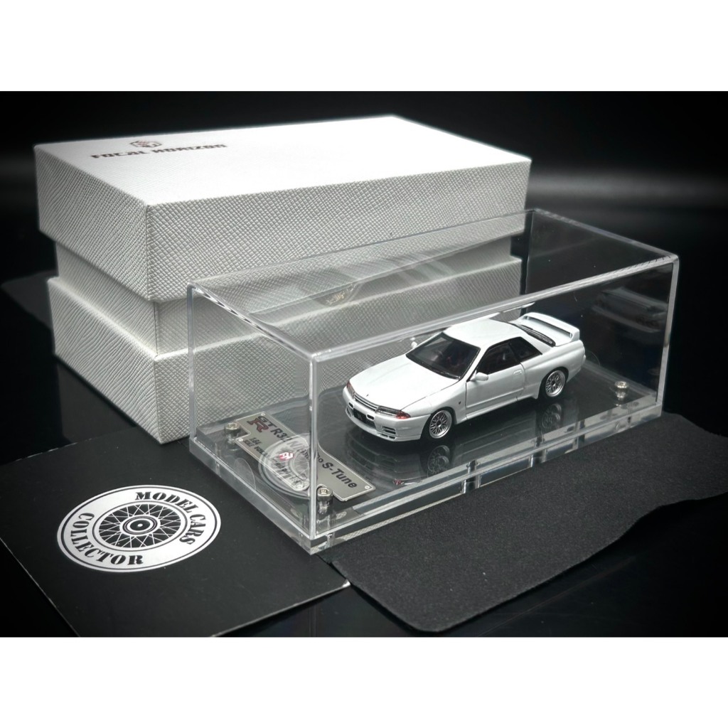 【收藏模人】FH NISSAN GTR R32 Nismo S-Tune 白 1:64 1/64 全可開 模型車 | 蝦皮購物