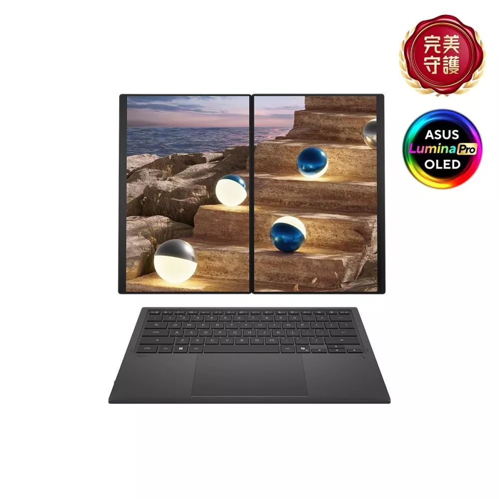 雙 3K OLED 觸控與 AI 算力巔峰！ASUS Zenbook DUO (UX8407AA-0083I358H) 雙螢幕筆電深度評測與選購指南