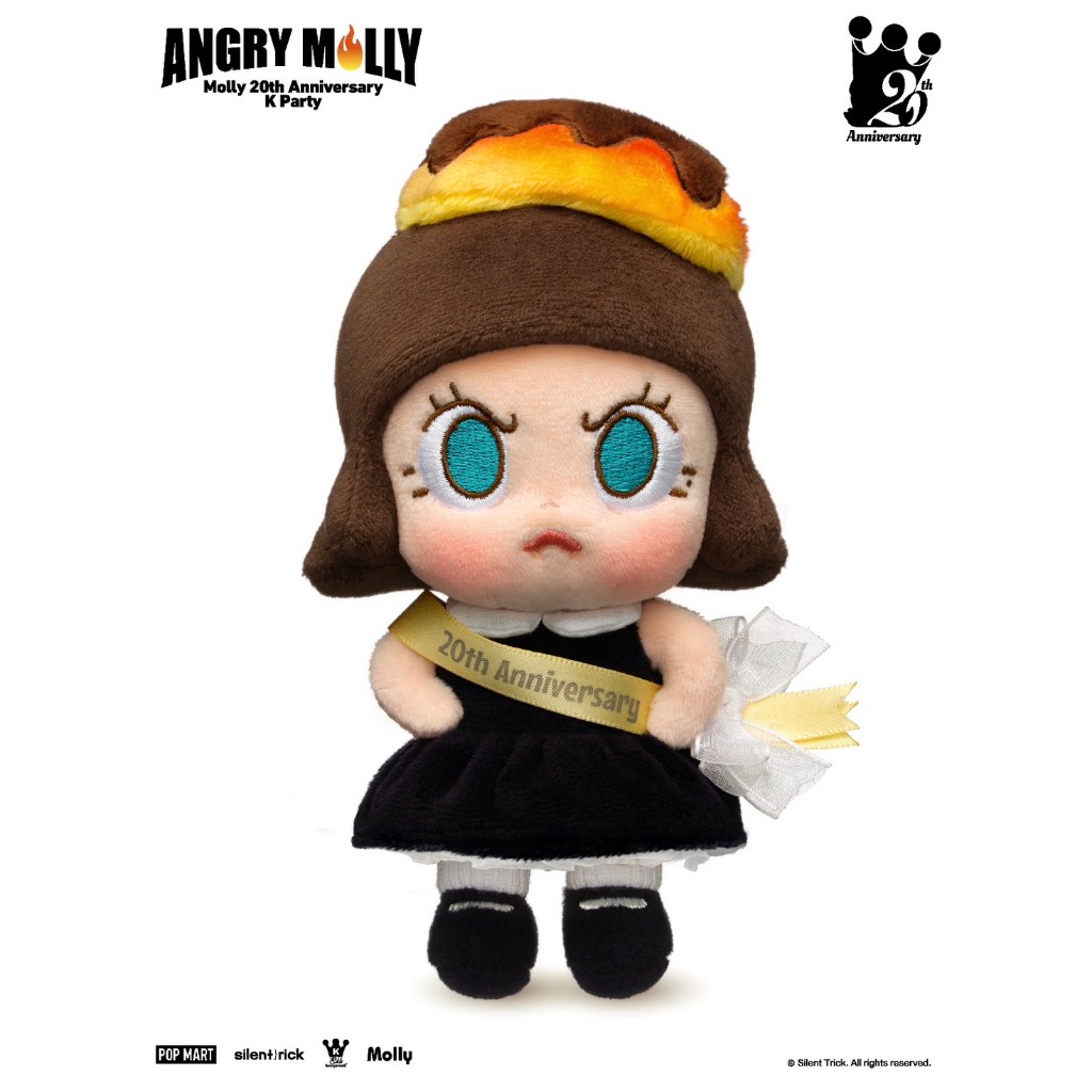台灣現貨】官方正品Popmart 泡泡瑪特香港展會限定ANGRY MOLLY 20週年K