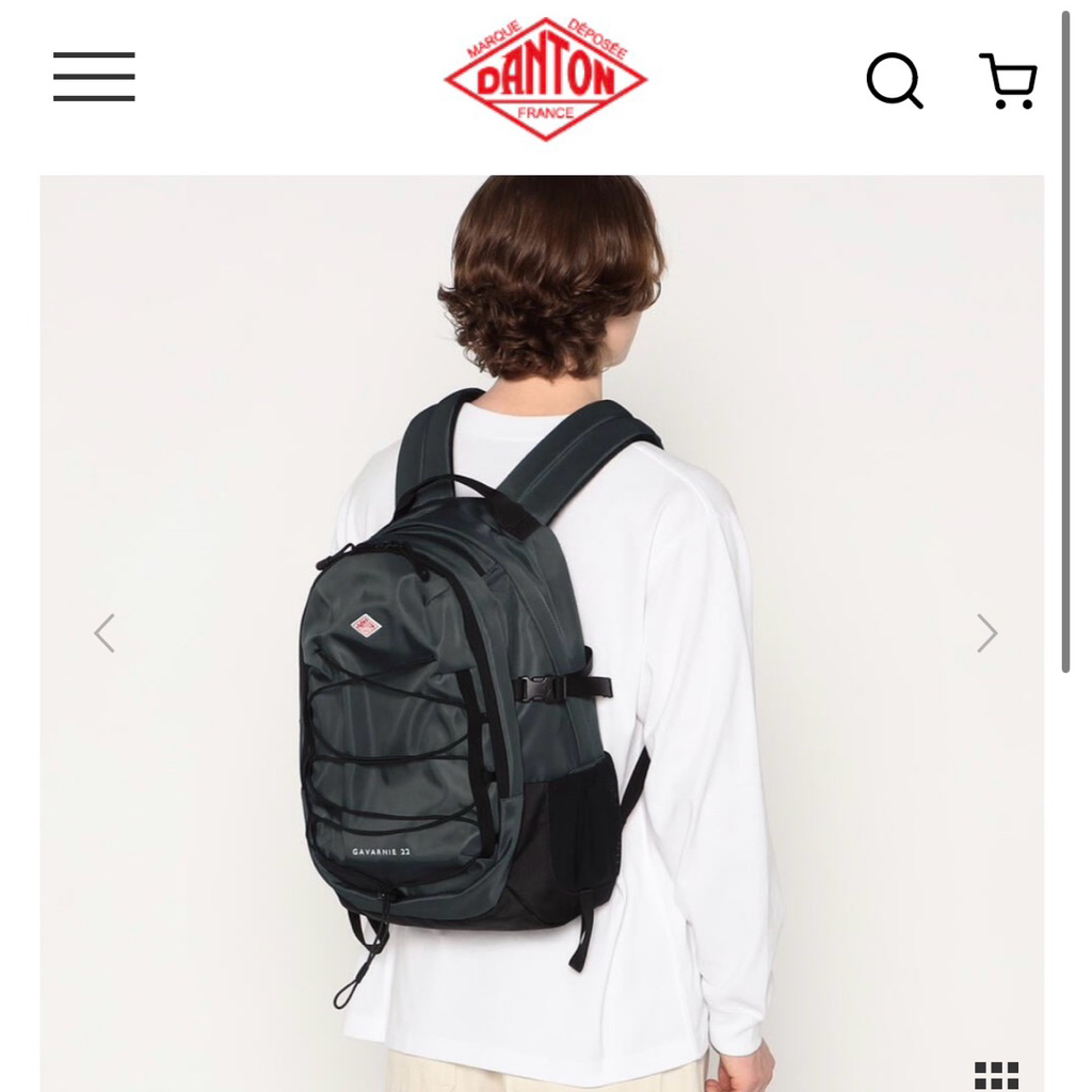 DANTON Polyester Twill Backpack〈GAVARNIE 22〉背包日本代購潮流