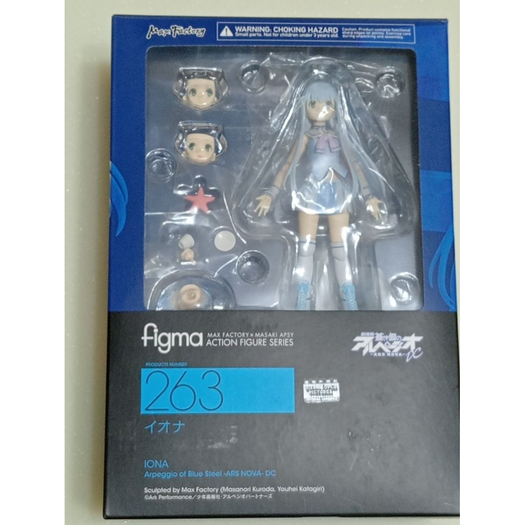 日版 max factory GSC figma 263 蒼藍鋼鐵戰艦 伊401 伊歐娜 艦隊 可動 人偶 | 蝦皮購物