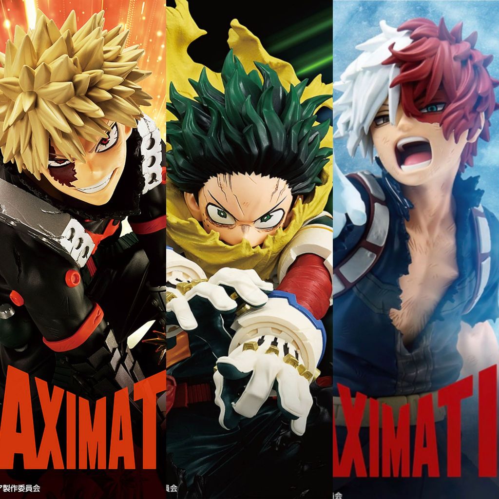☆當皮玩具☆ 有貨日版景品我的英雄學院MAXIMATIC 綠谷出久II 爆豪勝己