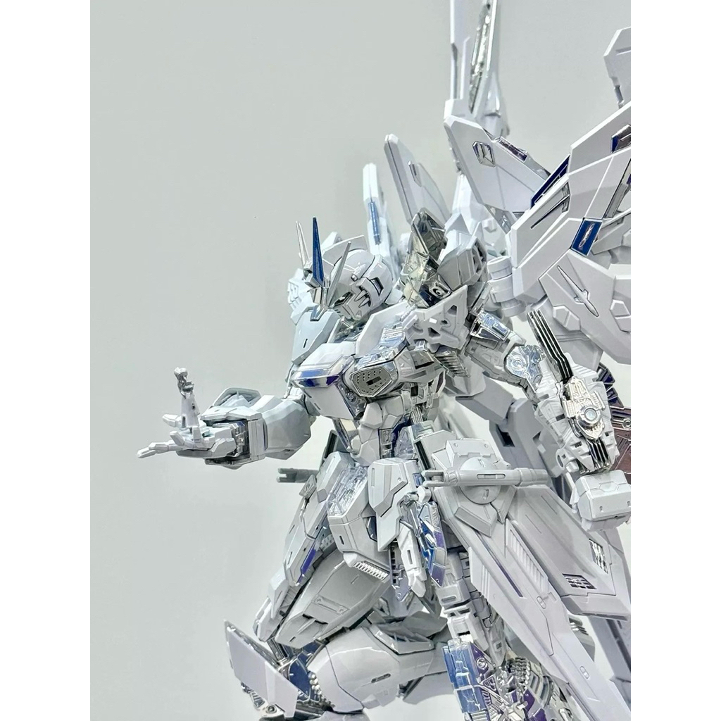補貨中】【未組裝商品】非萬代長龍7701 MGEX 光翼版電鍍暮光白限定强襲