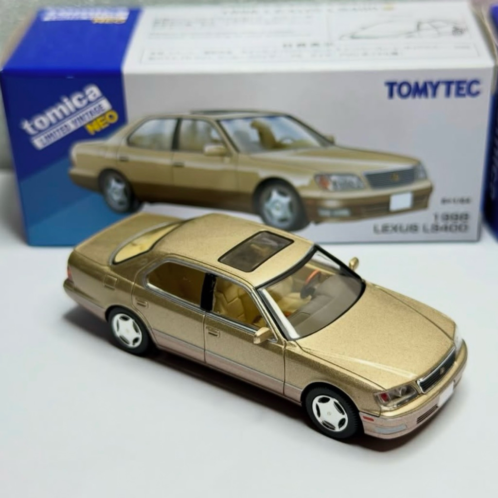 1/64 tomytec lexus LS400 香檳金 香港限定款 限量色 | 蝦皮購物
