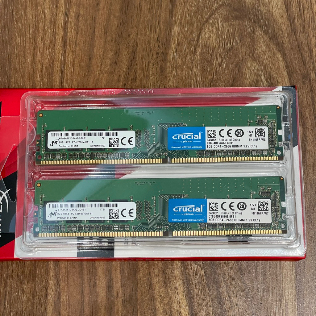 [Micron Crucial]美光 DDR4 2666 8g 記憶體 ram 二手 | 蝦皮購物