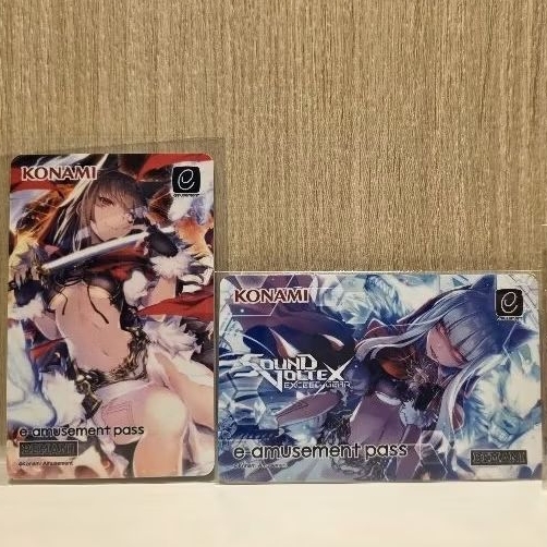 KONAMI SDVX 紅刃666 500張限定e-pass 三社卡SOUND VOLTEX EXCEE